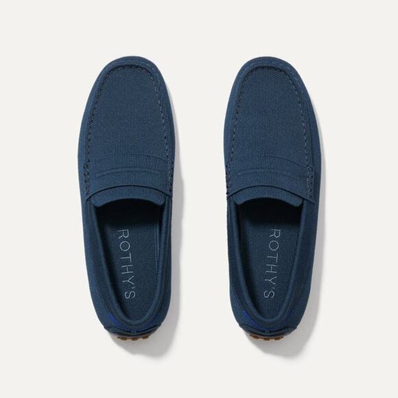 ROTHY\'S The Driving Loafer in Navy Blue Men’s Size 10.5M NWOB main image 16